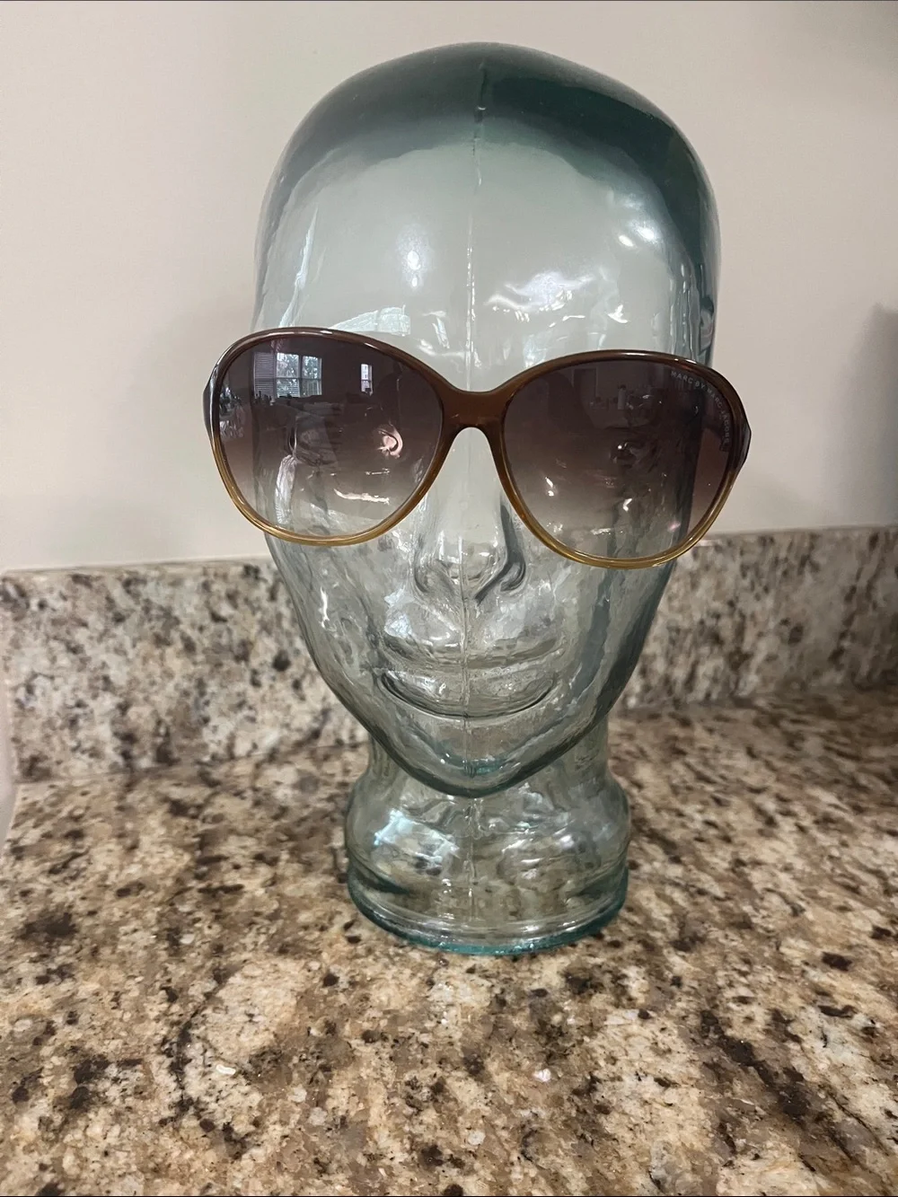 Marc by Marc Jacobs Brown Gradient Oversized Sunglasses